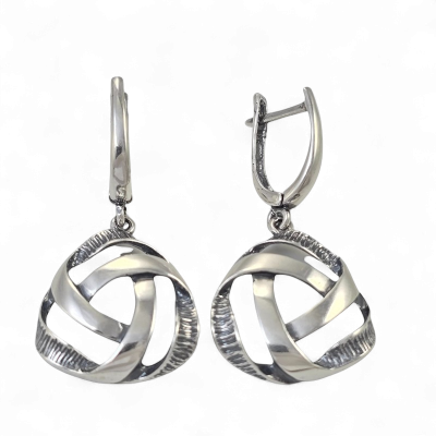 Silver earring Nr: 969