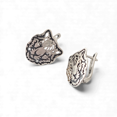 Silver earring Nr: 193