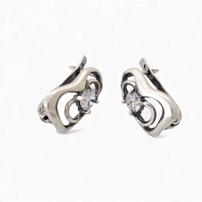 Silver earring Nr: 269