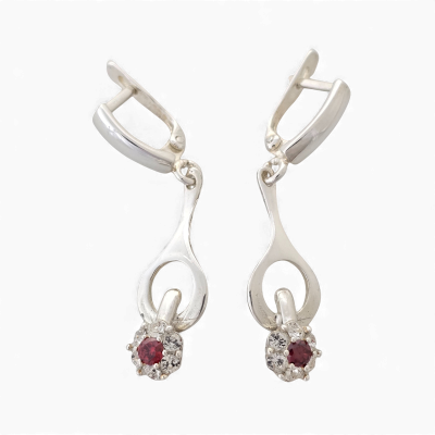 Silver earring Nr: 916