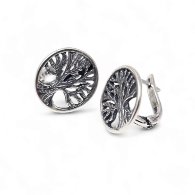 Silver earring Nr: 613