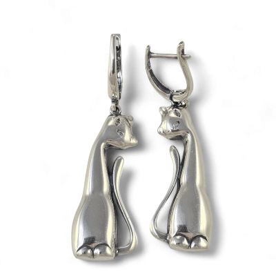 Silver earring Nr: 313