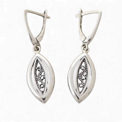 Sudraba auskari Nr: 1186