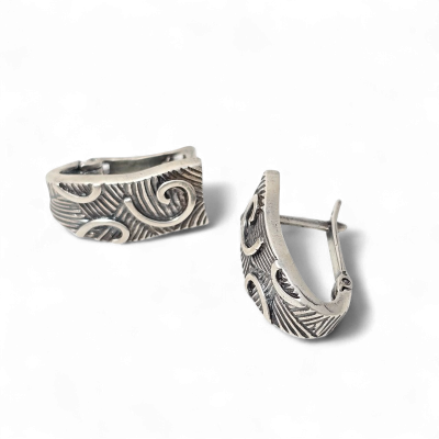 Silver earring Nr: 346