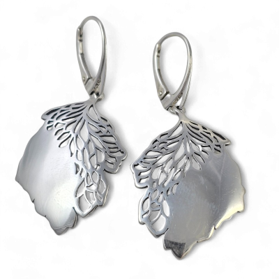 Silver earring No.1019