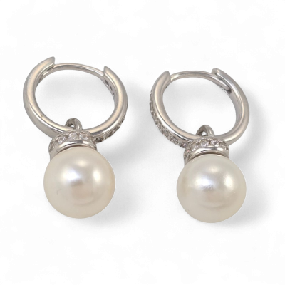 Silver earrings No. 1212