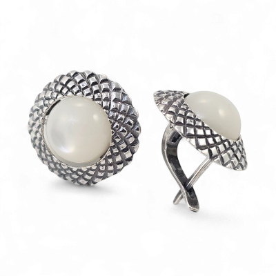 Silver earrings No. 278