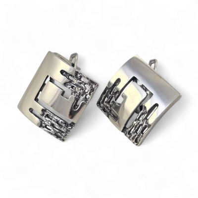 Silver earrings No. 21
