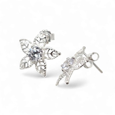 Silver earrings No. 480