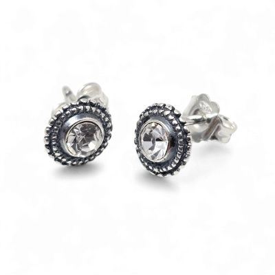 Silver earrings No. 723