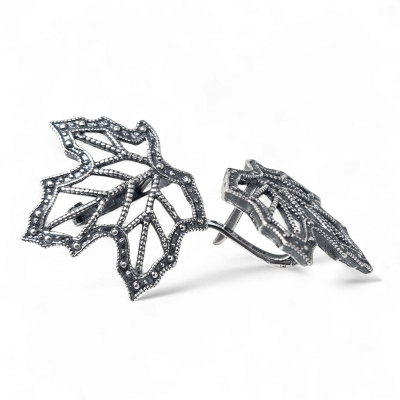 Silver earrings No. 942