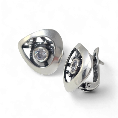 Silver earrings No. 75