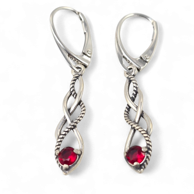 Silver earrings No. 143