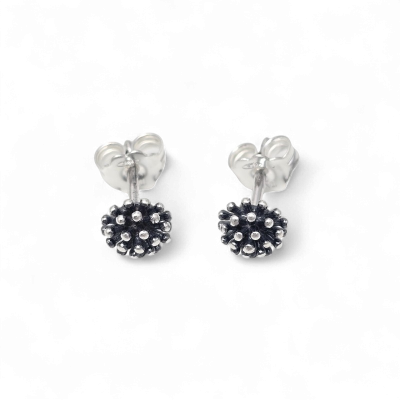 Silver earrings No. 1100