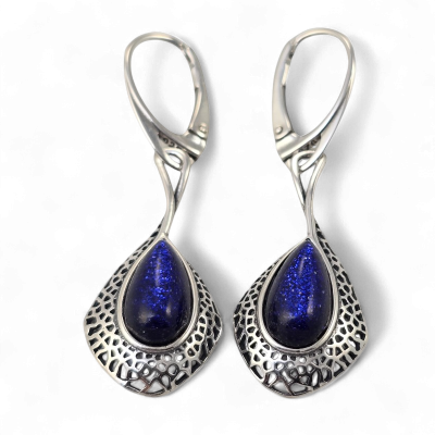 Silver earrings No. 863
