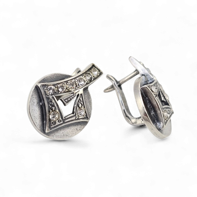 Silver earrings No. 859