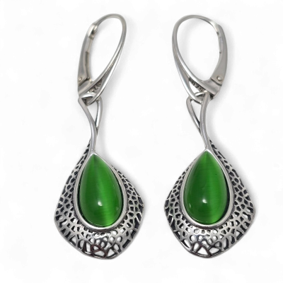 Silver earrings No. 862