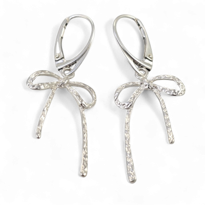 Silver earrings No. 1042