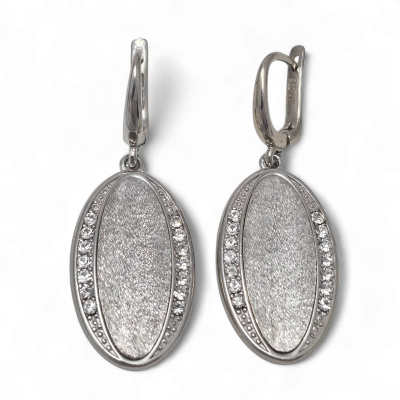 Silver earrings No. 50