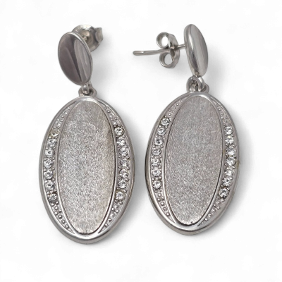 Silver earrings No. 58