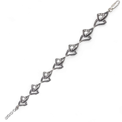 Silver bracelet No. 255