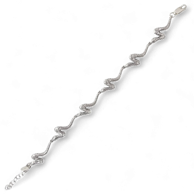 Silver bracelet No. 263
