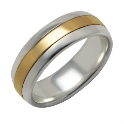 Zelta & sudraba laulību gredzens Nr. 1011