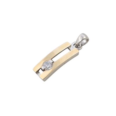 Silver/gold pendant No. SZ/002