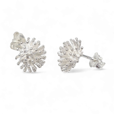 Silver earrings No. 1109