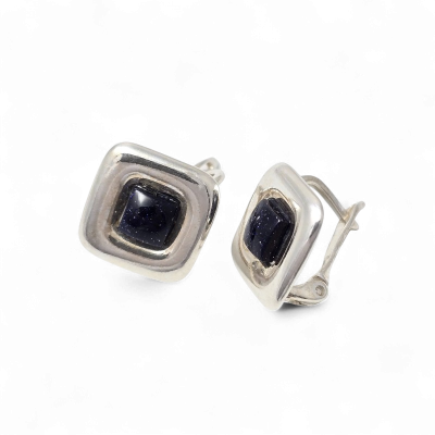 Silver earrings No. 458