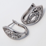 Silver earring No.: 45