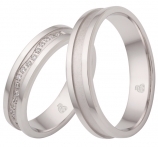 Silver wedding ring Nr. 15-18