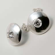 Silver earring No.: 74