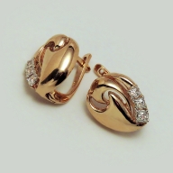 Gold earring Nr. 5243